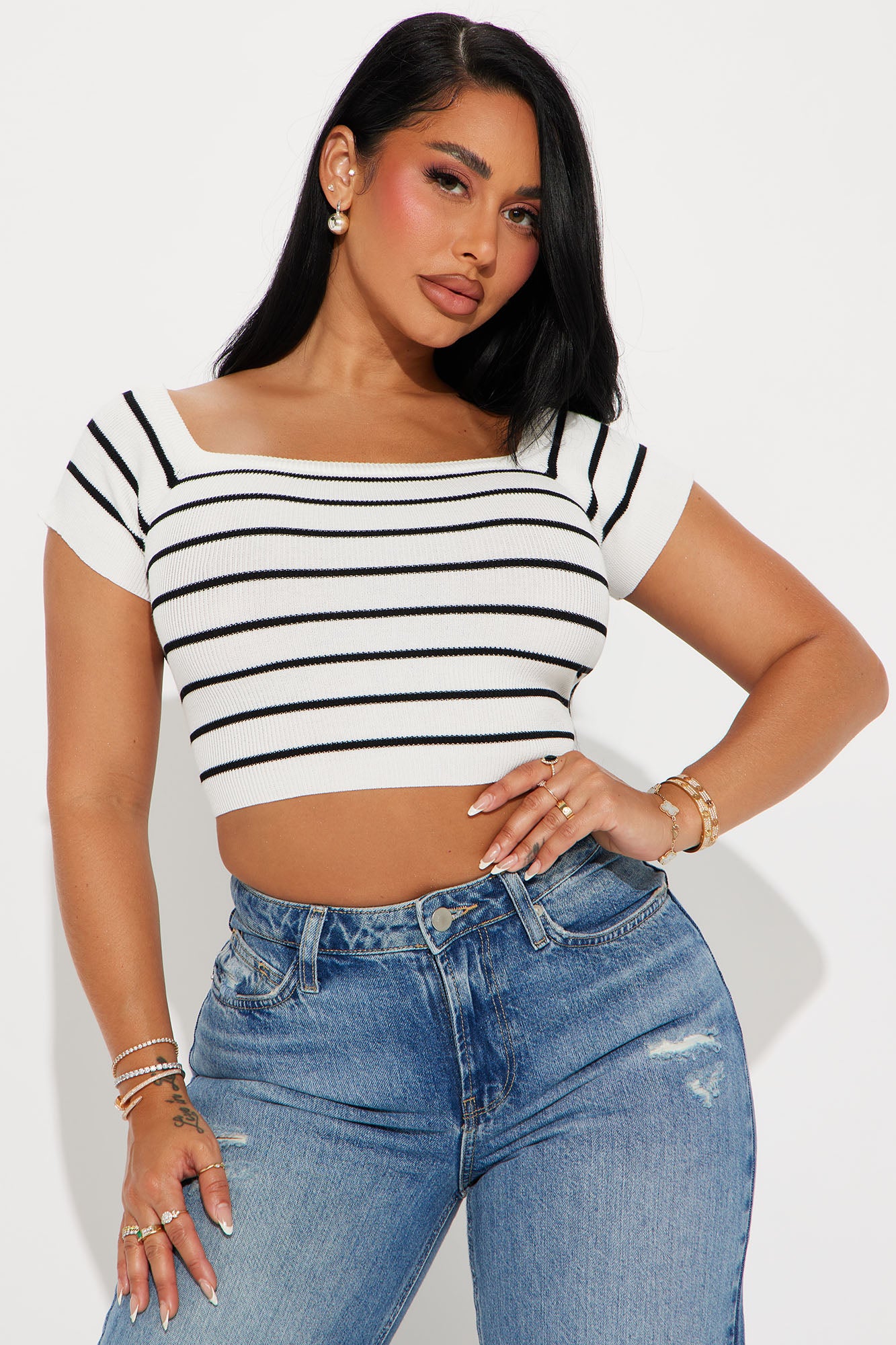 Blusa color café con lazos